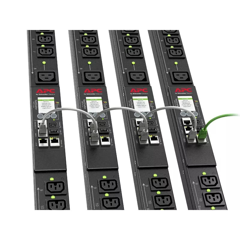 APC APDU9953 strāvas sadales bloks (PDU) 24 AC kontaktligzdas 0U Melns