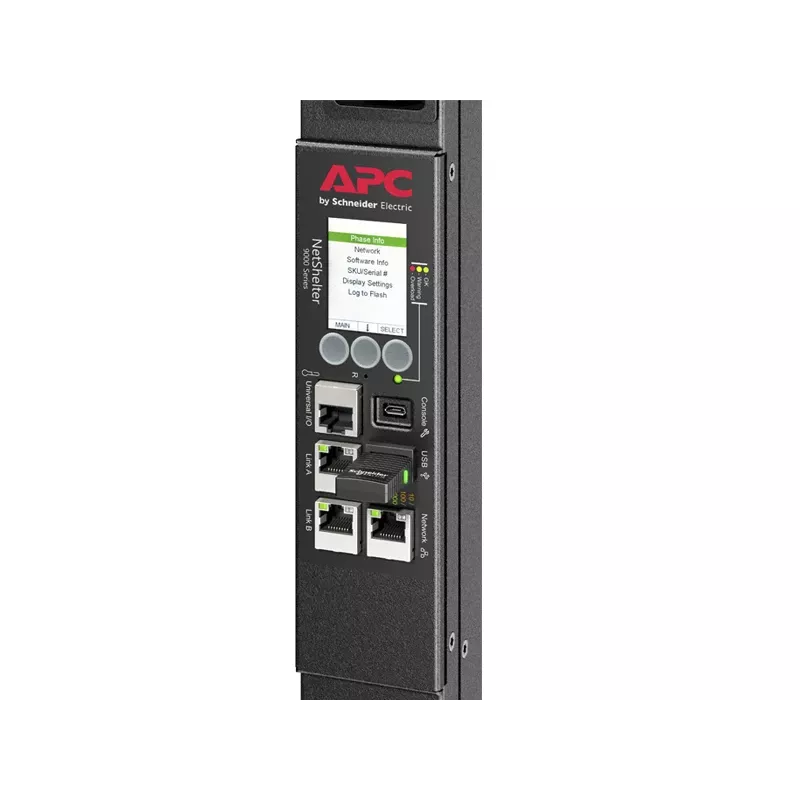 APC APDU9953 strāvas sadales bloks (PDU) 24 AC kontaktligzdas 0U Melns
