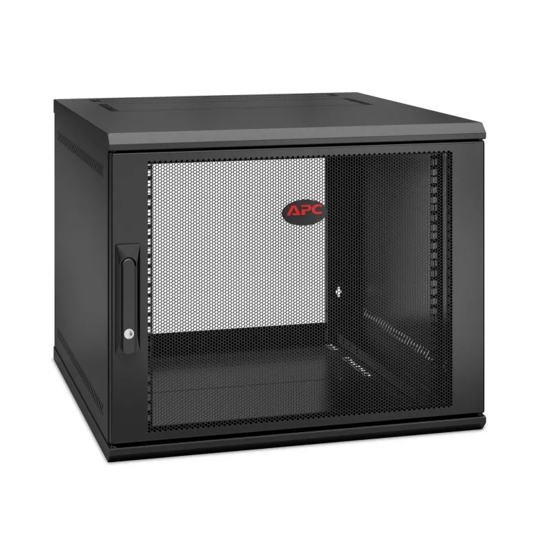 APC NetShelter WX AR109SH6, 9U, 19 collu sadales skapis, sienas stiprinājums, salikts, 600 mm dziļš