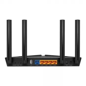 TP-LINK Archer AX20 AX1800 Dual-Band Wi-Fi 6 maršrutētājs, 802.11ax, 574+1201 Mbit/s, 4x Gigabit Ethernet porti, 4 antenas