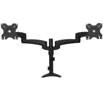 StarTech.com Divu Monitoru Galda Stiprinājums - Šarnīrveida, Skava, 13.6 kg, 30.5 cm (12 inch), 61 cm (24 inch), 100 x 100 mm, Melns