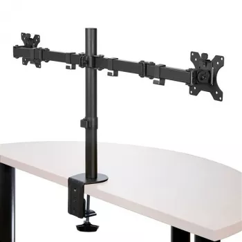 StarTech.com Divu Monitoru Pielikums - Galda Skava / Grommet VESA Monitora Pielikums līdz 32 collu Displejiem - Ergonomisks Lokans Monitora Pielikums - Augstuma Regulēšana/Slīpums/Pagrieziens/Rotācija