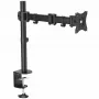 StarTech.com galda monitora roka līdz 34 collu (8 kg) VESA saderīgiem displejiem - šarnīra staba viena monitora roka - ergonomisks augstumā regulējams monitora stiprinājums - skavas/cauruma stiprinājums