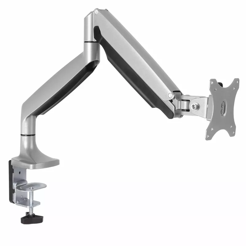 StarTech.com Monitora roka – smagā ergonomiskā VESA roka vienam 9 kg displejam – pilna kustība, augstuma regulēšana, artikulēta – alumīnijs – C-skava/caurums – sudrabs