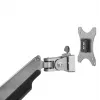StarTech.com Monitora roka – smagā ergonomiskā VESA roka vienam 9 kg displejam – pilna kustība, augstuma regulēšana, artikulēta – alumīnijs – C-skava/caurums – sudrabs