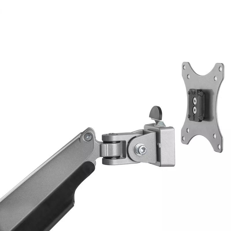 StarTech.com Monitora roka – smagā ergonomiskā VESA roka vienam 9 kg displejam – pilna kustība, augstuma regulēšana, artikulēta – alumīnijs – C-skava/caurums – sudrabs