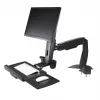 StarTech.com Pārvietojamais monitors ar tastatūras paplāti - Galda stiprinājums regulējamai sēdus-stāvus darba stacijai vienam 34 collu VESA monitoram - Ergonomisks artikulējošs pārveidotājs