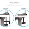 StarTech.com Galda stiprinājuma klēpjdatora roka - pilnas kustības artikulējoša roka klēpjdatoram vai vienam 34 collu monitoram - VESA montāžas klēpjdatora paliktnis - ergonomisks regulējams piezīmjdatora statīvs - skrūvspīļu stiprinājums