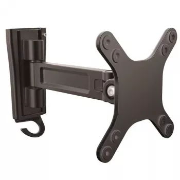 StarTech.com Sienas stiprinājuma monitors svira - viena grozāma, 15 kg, 33 cm (13 collas), 68,6 cm (27 collas), 75 x 75 mm, 100 x 100 mm, Melna