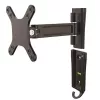 StarTech.com Sienas stiprinājuma monitors svira - viena grozāma, 15 kg, 33 cm (13 collas), 68,6 cm (27 collas), 75 x 75 mm, 100 x 100 mm, Melna