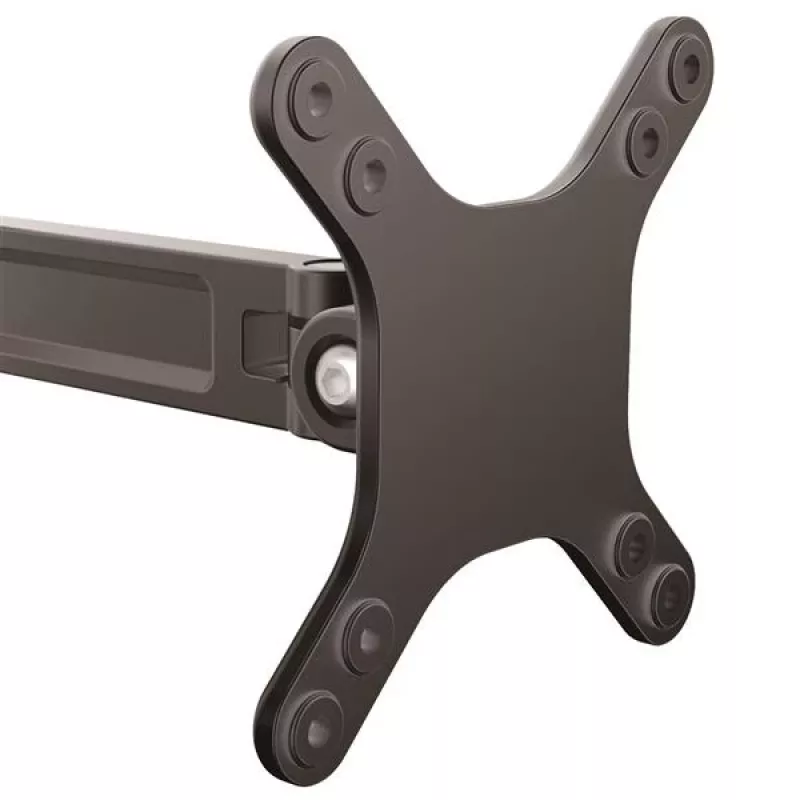 StarTech.com Sienas stiprinājuma monitors svira - viena grozāma, 15 kg, 33 cm (13 collas), 68,6 cm (27 collas), 75 x 75 mm, 100 x 100 mm, Melna