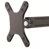 StarTech.com Sienas stiprinājuma monitors svira - viena grozāma, 15 kg, 33 cm (13 collas), 68,6 cm (27 collas), 75 x 75 mm, 100 x 100 mm, Melna