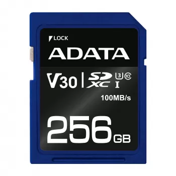 ADATA 256GB SDXC UHS-I Class 10 atmiņas karte ASDX256GUI3V30S-R