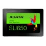 2,5 collu SATA III SSD ADATA SU650 960 GB — 520 MB/s lasīšana, 450 MB/s rakstīšana, SLC kešatmiņa