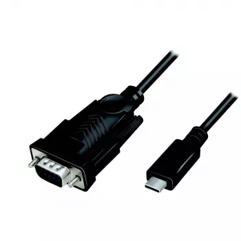 LogiLink AU0051A Video kabeļa adapteris 1,2 m USB-C uz VGA (D-Sub) melns