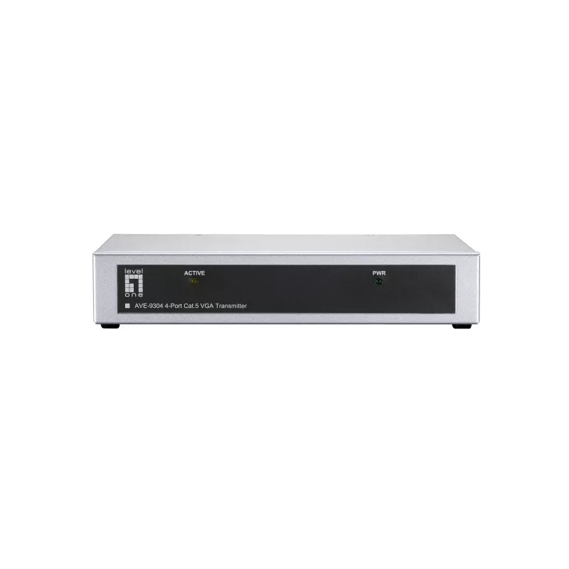 AV raidītājs LevelOne 4-Port Cat.5 VGA raidītājs