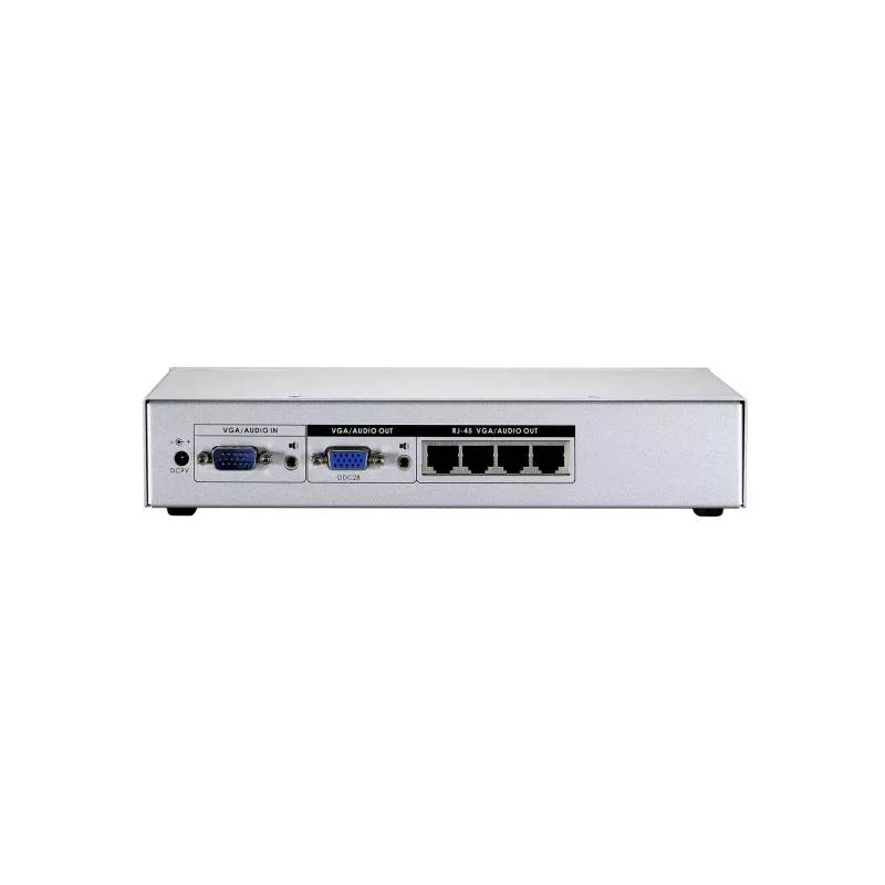 AV raidītājs LevelOne 4-Port Cat.5 VGA raidītājs