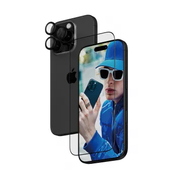 PanzerGlass 2-in-1 komplekts iPhone '24 6,3 collu Pro B2862+1284