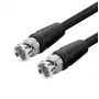 Microconnect BNC-HDSDI-1M koaksiālais kabelis RG-6 1m melns