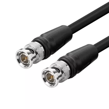 Koaksiālais kabelis Microconnect BNC-HDSDI-2M BNC RG-6 2m Melns