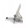BakkerElkhuizen FlexTop 270 BNEFT270 portatīvā datora statīvs līdz 16 collām (40,6 cm), 7 pakāpes, augstums 90-200 mm, alumīnija, pelēks