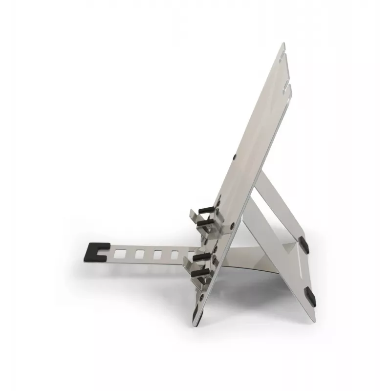 BakkerElkhuizen FlexTop 270 BNEFT270 portatīvā datora statīvs līdz 16 collām (40,6 cm), 7 pakāpes, augstums 90-200 mm, alumīnija, pelēks