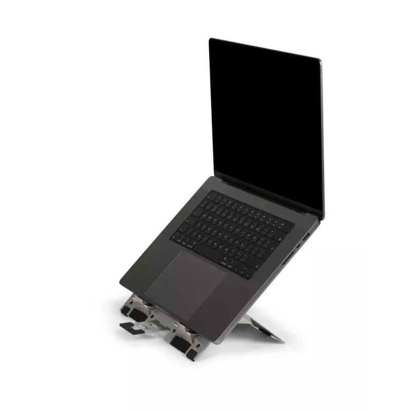 BakkerElkhuizen FlexTop 270 BNEFT270 portatīvā datora statīvs līdz 16 collām (40,6 cm), 7 pakāpes, augstums 90-200 mm, alumīnija, pelēks
