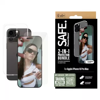 PanzerGlass SAFE. by® 2-in-1 aizsardzības komplekts iPhone 16 Pro Max