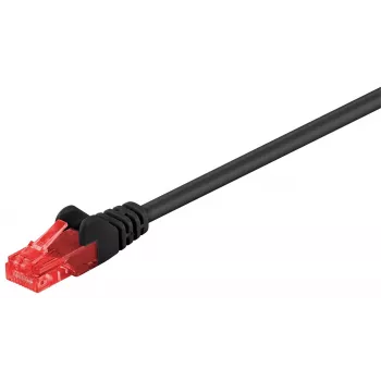 Microconnect B-UTP60025S tīkla kabelis 0.25 m Cat6 U/UTP Melns