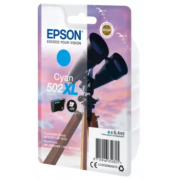 Epson oriģinālā tinte 502XL Cyan (augstas ietilpības) – 6.4 ml, 470 lpp.