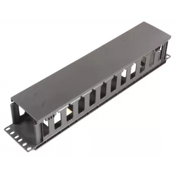 Microconnect CABLEMANA-4 kabeļu pārvaldības aksesuārs 2U melns
