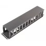 Microconnect CABLEMANA-4 kabeļu pārvaldības aksesuārs 2U melns