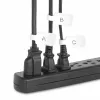 StarTech.com 3,5 collu (9 cm) kabeļu etiķetes, 100 gab., baltas, āķa-uz-āķa stiprinājuma kabeļu birka, rakstāmas vadu etiķetes kabeļu pārvaldībai