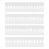 StarTech.com 3,5 collu (9 cm) kabeļu etiķetes, 100 gab., baltas, āķa-uz-āķa stiprinājuma kabeļu birka, rakstāmas vadu etiķetes kabeļu pārvaldībai