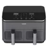 Cosori Dual Basket Chef Edition Divu grozu 8.5 L 1750 W Karstā gaisa fritieris Melns, Sudrabs