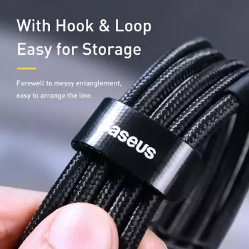 Baseus Cafule USB kabelis USB 2.0 2 m USB C Melns