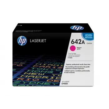 Tonera kasetne HP 642A (CB403A) Magenta — oriģinālā lāzerprintera kasetne, 7500 lpp, 1 gab.