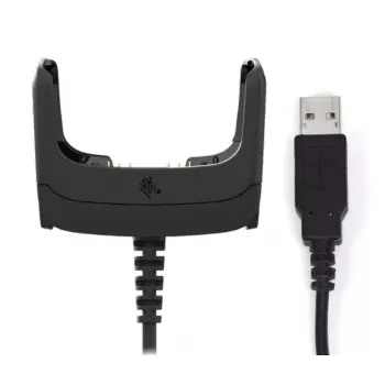 Zebra CBL-RFD49-USB1-01 lādētājs RFID lasītājam, melns, USB, iekštelpām