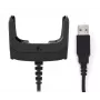 Zebra CBL-RFD49-USB1-01 lādētājs RFID lasītājam, melns, USB, iekštelpām