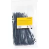 StarTech.com CBMZT6B kabeļu saites, 100 gab. iepakojums, 15 cm (6 collas), 3 mm (1/8 collas) platums, 39 mm saišķa diametrs, 18 kg (40 lb) stiepes izturība, pašbloķējošs neilons 66 ar noliektu galu, 94V-2/UL, melnas, TAA