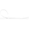 StarTech.com 8 collu (20 cm) kabeļu saites - 4 mm platas, 55 mm saišķa diametrs, 22 kg stiepes izturība, neilona pašbloķējošās rāvējslēdzēja saites ar izliektu galu - 94V-2/UL sertificēts, 100 iepakojumā - baltas