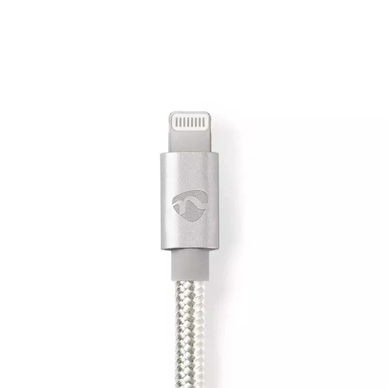 Nedis CCTB39940AL10 Lightning–3.5 mm kabelis 1 m alumīnija apvalks