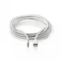 Nedis CCTB39940AL10 Lightning–3.5 mm kabelis 1 m alumīnija apvalks