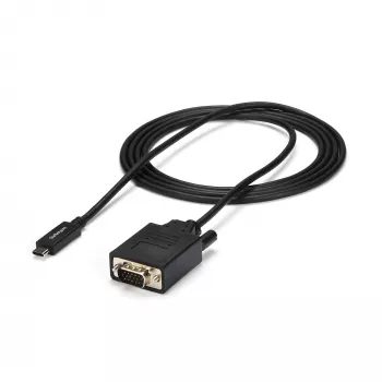 StarTech.com USB-C uz VGA kabelis 2m - 1920x1200/1080p, aktīvs adapteris, Thunderbolt 3 saderīgs