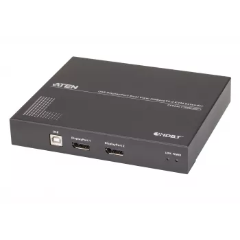 ATEN CE924 USB DisplayPort Dual View HDBaseT 2.0 KVM pagarinātājs (4K@100m vienam ekrānam)