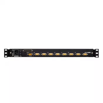 KVM slēdzis ATEN CL5708M Montāža statīvā Melns 1U 17 collu LCD