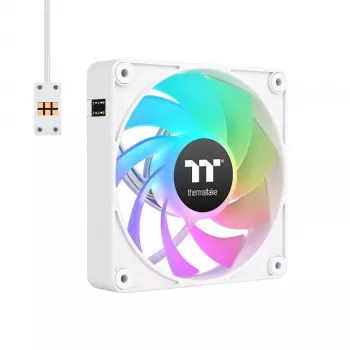Thermaltake CT120 EX Reverse ARGB Sync White 12 cm Ventilators 65.82 CFM Hidrauliskais
