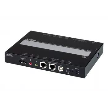 ATEN 1-Lokāls/Attālināts Koplietojams Viena Porta 4K DisplayPort KVM pār IP slēdzis