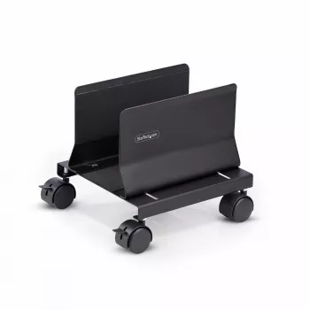 StarTech.com Mobilais CPU ratiņš, regulējams datora torņa statīvs uz riteņiem, max slodze 21 kg, tērauda konstrukcija