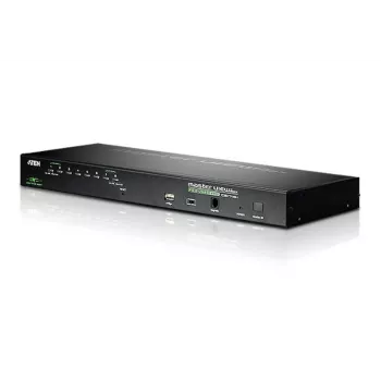 ATEN CS1708i 8-Port USB/PS2 VGA KVM pārslēdzējs ar IP vadību un USB perifērijas portu